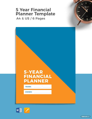 5 year financial planner
