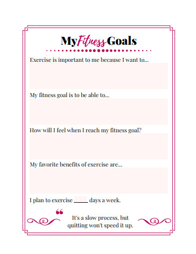 90 day fitness planner