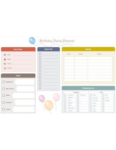 birthday party planner 