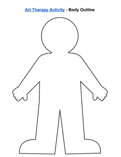 body outline art therapy