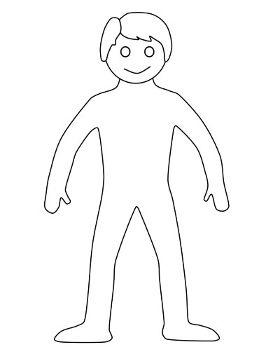 boy body outline