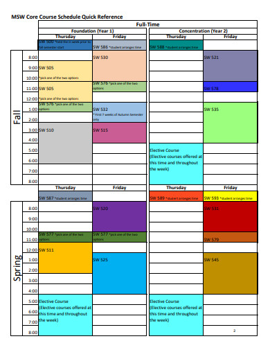 course schedule planner