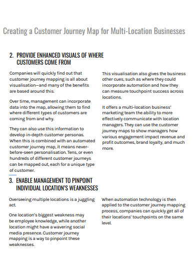 customer journey map for multi location businesses