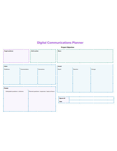 digital communications planner