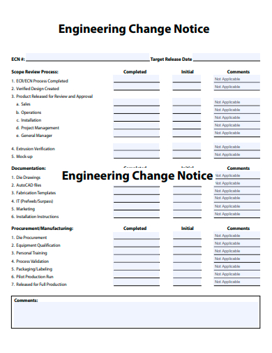 engineering change notice in pdf