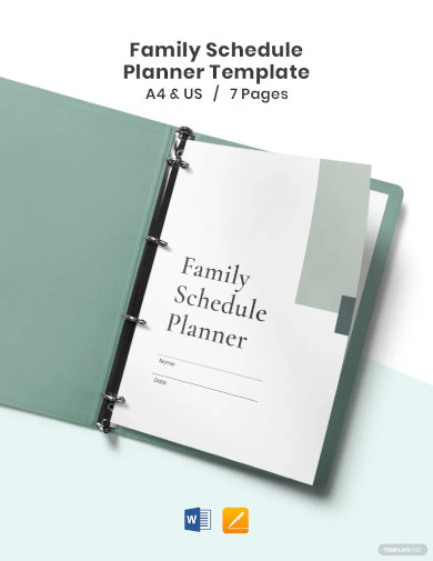 family schedule planner