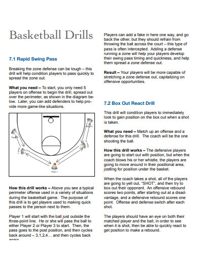 formal basketball practice plan