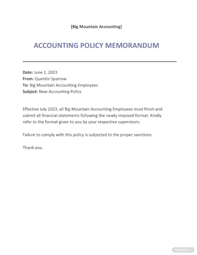 FREE 10+ Policy Memo Samples in MS Word | Google Docs | Pages | PDF