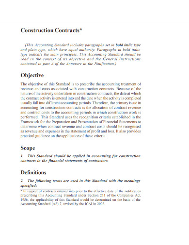 general construction contract