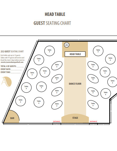 guest table seating chart