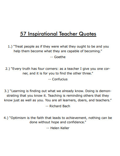 inspirational teacher quotes