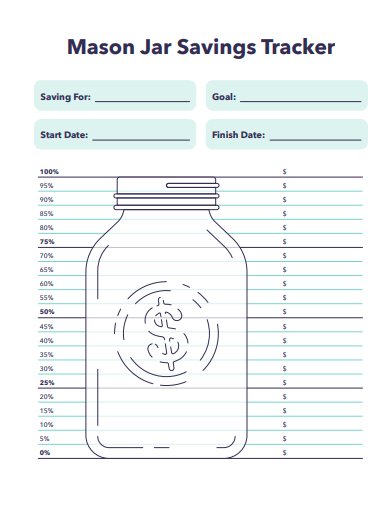 jar savings tracker