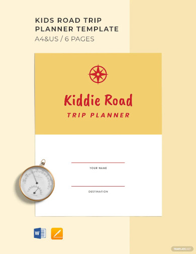 kids road trip planner