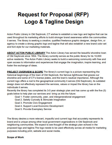 logo design proposal template