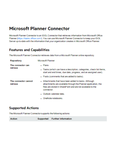 microsoft planner connector