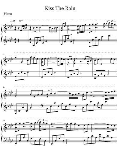 piano sheet music