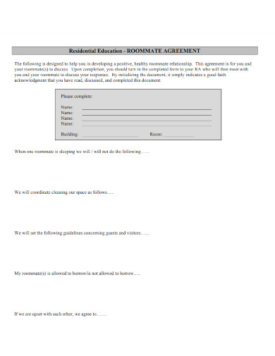 residential education roommate agreement2