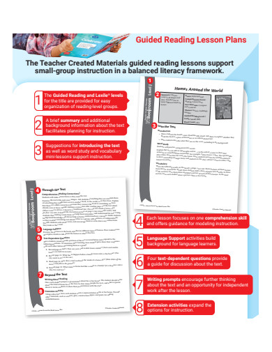 sample guided reading lesson plan