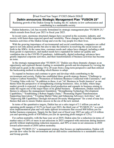 strategic management plan in pdf
