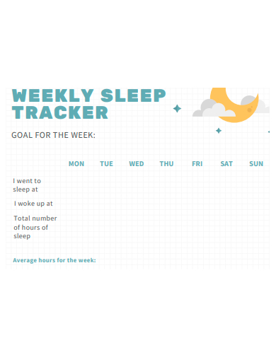 weekly sleep tracker