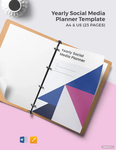 yearly social media planner
