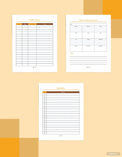 yearly training planner