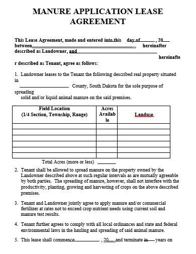 application lease agreement
