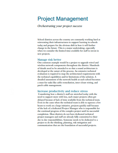 basic project management