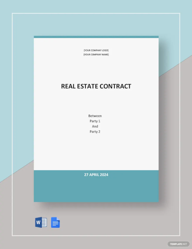 basic real estate contract template