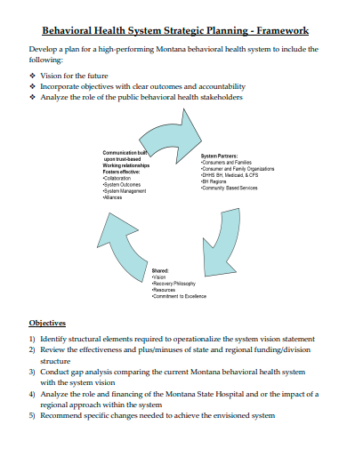behavioral health system strategic planning