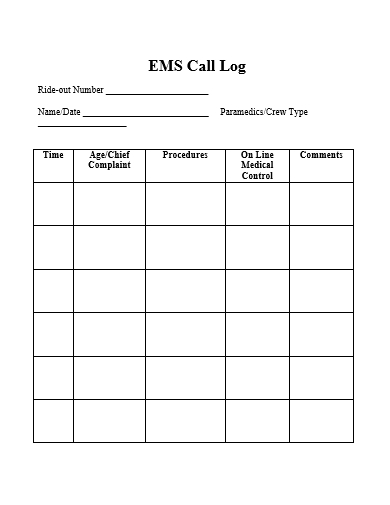call log in doc