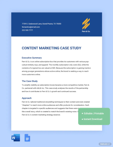 content marketing case study template1