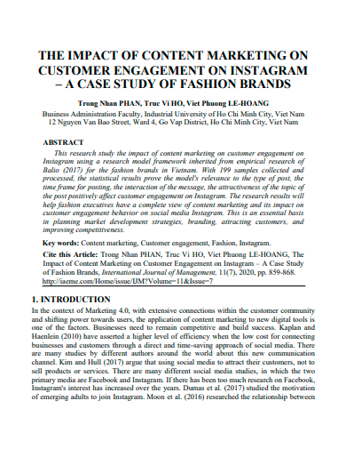 content marketing on customer engagement
