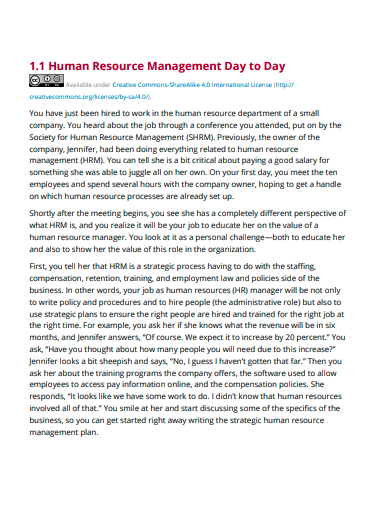 day to day human resource management
