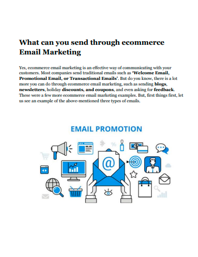 e commerce email marketing