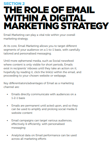 email digital marketing strategy
