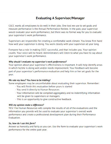 evaluating supervisor manager1