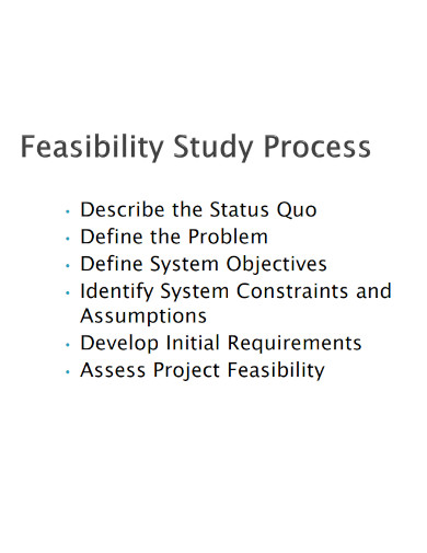 feasibility studies presentation