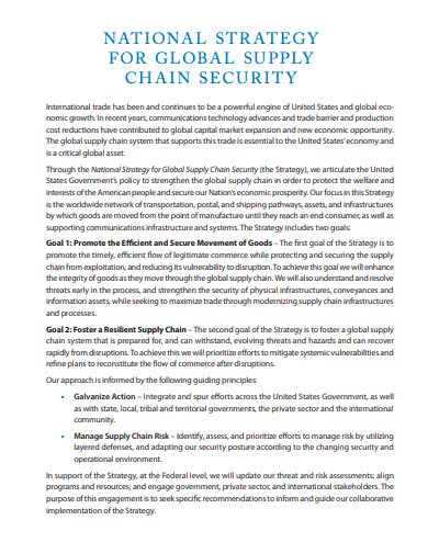 global supply chain security