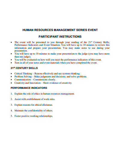 human resource management series event