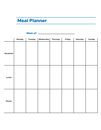 FREE 50+ Planner Samples in PDF | MS Word