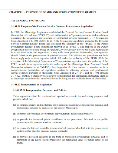 office of personal service contract