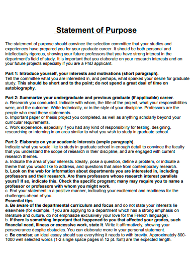 statement of purpose in pdf