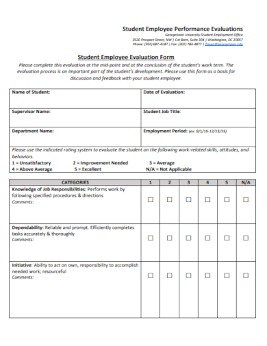 FREE 50+ Performance Evaluation Samples in MS Word | Google Docs ...