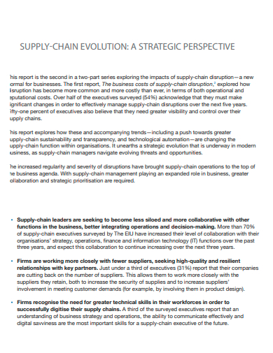 supply chain evolution