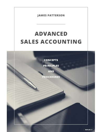 accounting book cover template