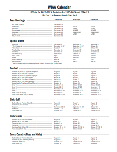basic calendar