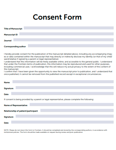 basic consent form