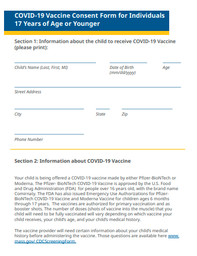 covid 19 vaccine consent form for individuals