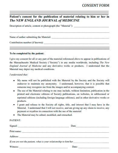 consent form example